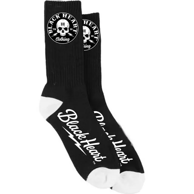 Ponožky BLACK HEART Dominator Socks - černá - černá