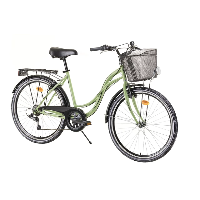 Dámsky mestský bicykel Reactor Lady 26" - model 2020 - Gold Rose - Light Green