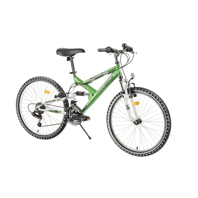 Juniorský celoodpružený bicykel Reactor Fox 24"  - model 2020 - blue - Green