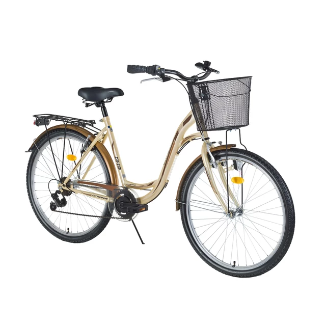 Stadtfahrrad DHS Citadinne 2834 28" - Modell 2016 - Ivory-Braun - Ivory-Braun