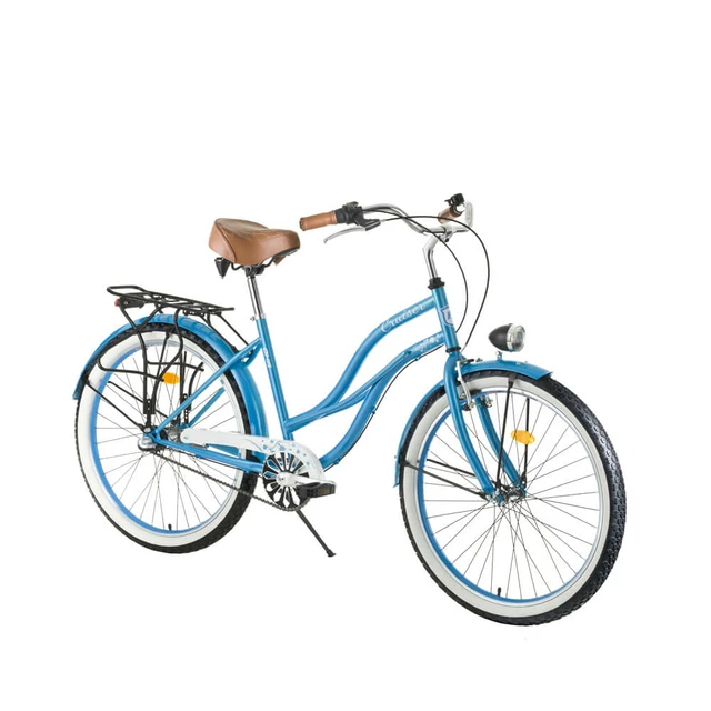 Women’s Urban Bike DHS Cruiser 2696 26” – 2016 - Ivory - White-Blue