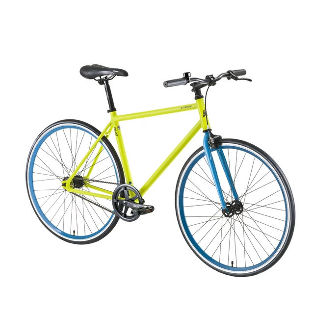 Stadtfahrrad DHS Fixie 2895 28" - Modell 2016 - Grün