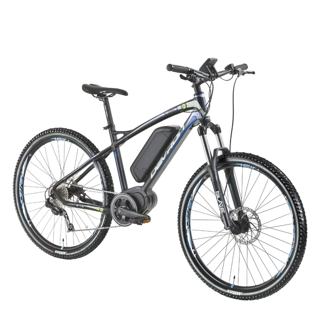 Elektryczny rower górski Devron 27225 27,5" 1.0 - Czarny rajdowy - Czarny rajdowy