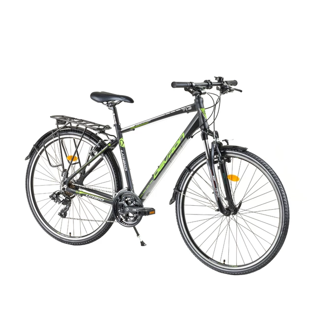 Trekingový bicykel Devron Urbio T1.8 - model 2016 - Fast Black - Fast Black