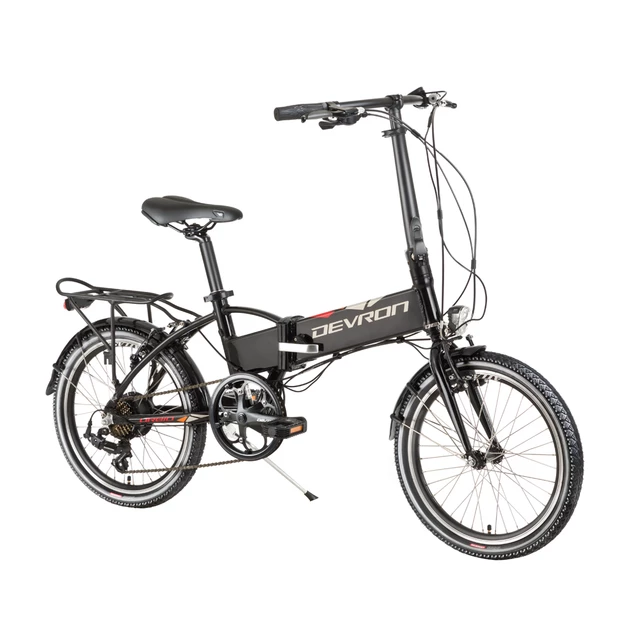 Skladací elektrobicykel Devron 20124 20" - model 2017 - šedá