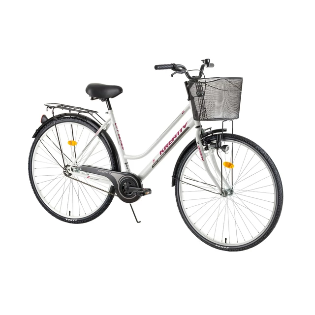 Damski rower trekkingowy Kreativ Comfort 2812 - model 2017 - Biały - Biały