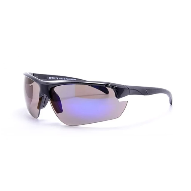 Granite Sport 19 sportliche Sonnenbrille - weiß-blau - schwarz