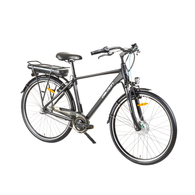 Miejski rower elektryczny Devron 28121 28" - Czarny