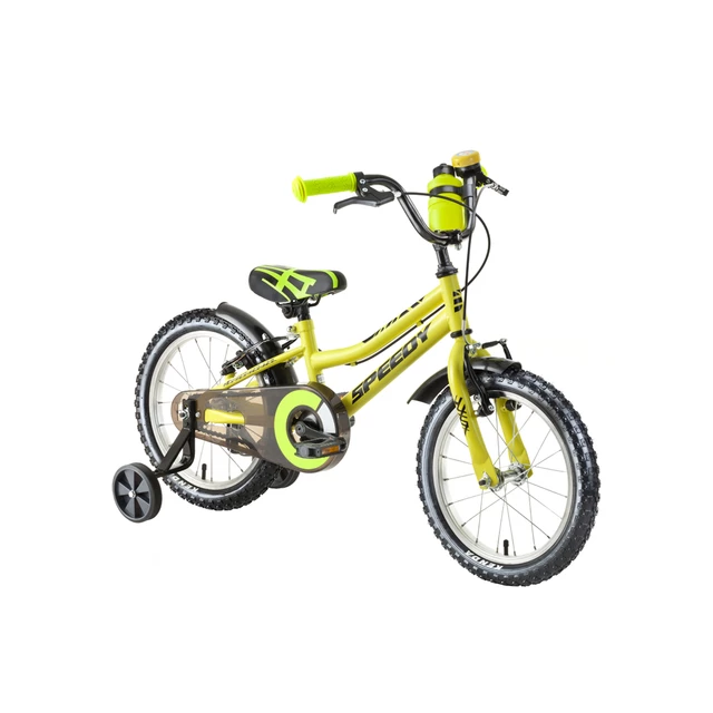 Rower dziecięcy DHS Speedy 1603 16" - model 2018 - Żółty
