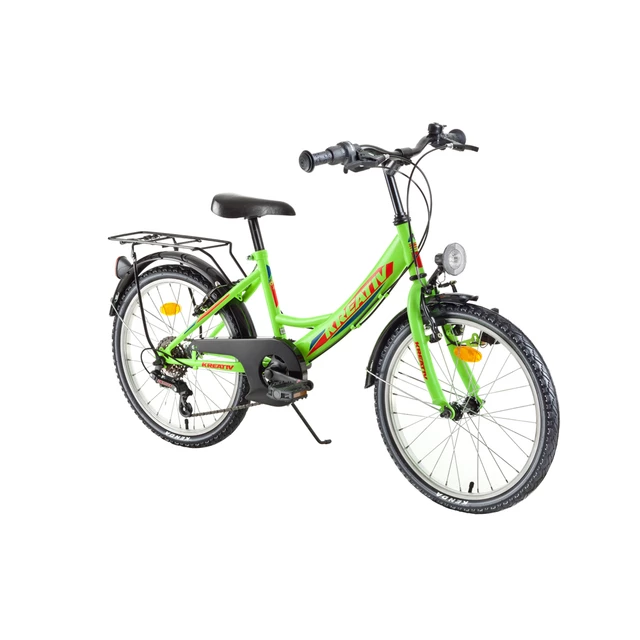 Children's Bike Kreativ 2014 20" - 3.0 - Violet - Yellow Neon