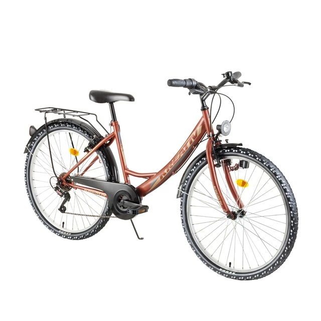 Women's City Bike Kreativ 2614 26" - 2018 - Violet - Pearl Copper