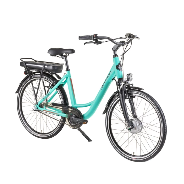 Urban E-Bike Devron 26120 26” – 2018 - Black Matt - Light Blue