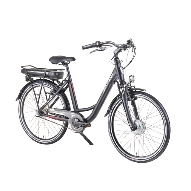 Miejski rower elektryczny Devron 26120 26" 3.0 - Black Matt