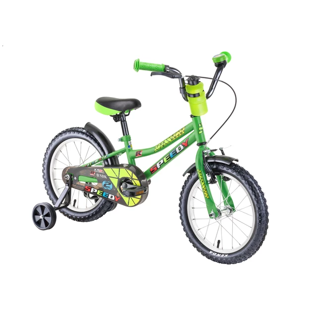 Detský bicykel DHS Speedy 1601 16" - Green