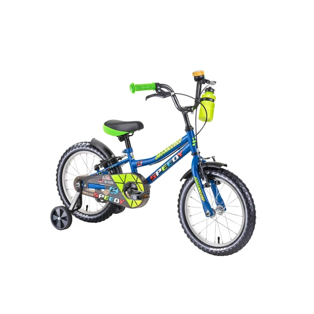 Children’s Bike DHS Speedy 1603 16” – 4.0 - Green - Blue