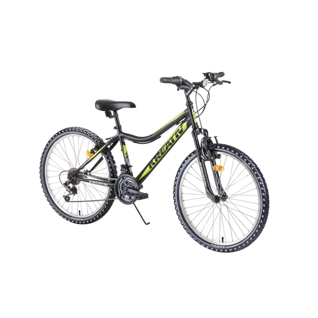 Juniorský horský bicykel Kreativ 2404 24" - model 2019 - Black