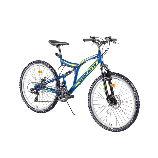 Kreativ 2643 26" - Vollgefedertes Fahrrad - Modell 2019 - schwarz - Blau