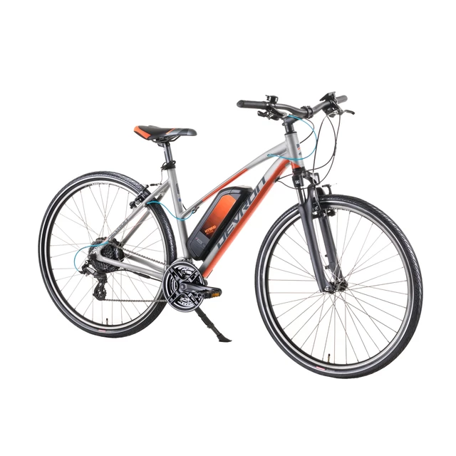 Dámsky crossový elektrobicykel Devron 28162 28" 4.0 - Silver - Silver