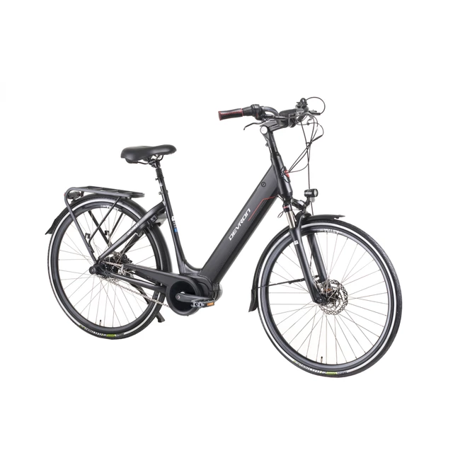 Városi elektromos kerékpár Devron 28426 28" - modell 2019 - fekete - fekete