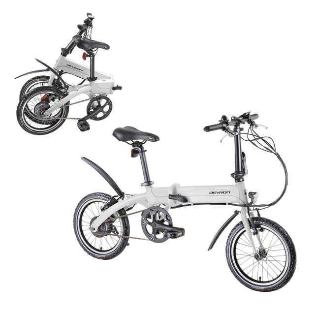 Folding E-Bike Devron 16201 16” – 2020 - White