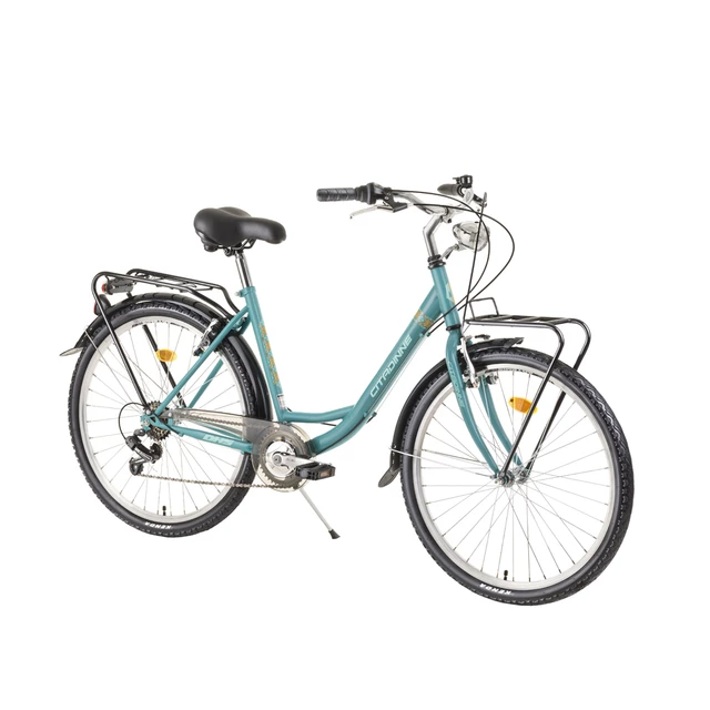 Mestský bicykel DHS Citadinne 2634 26" - model 2021 - Turquoise