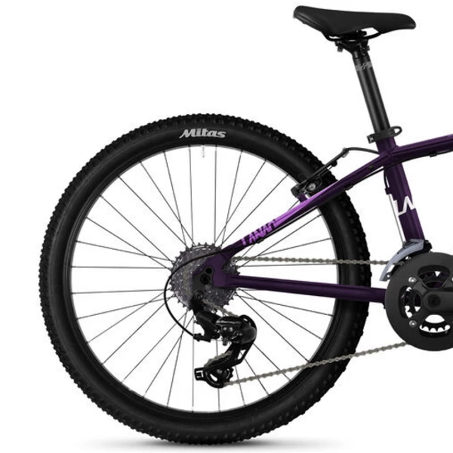 Juniorský bicykel Ghost Lanao 24" Base - Purple / White