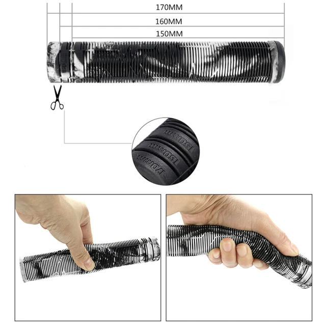 Handlebar Grips LMT 03 - Black-White