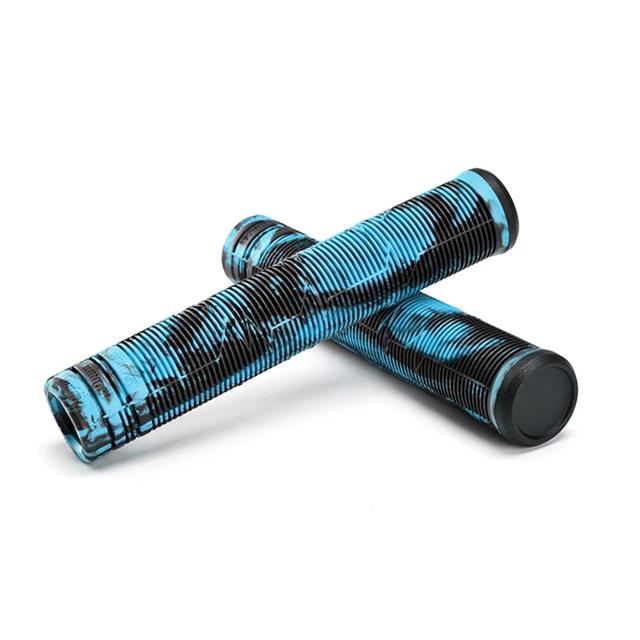 Handlebar Grips LMT 03 - Black-White - Black-Blue