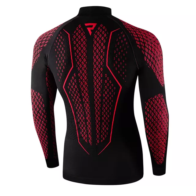 Moto thermo triko Rebelhorn Therm II Jersey - černo-červená