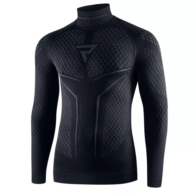 Moto thermo triko Rebelhorn Therm II Jersey - černo-šedá