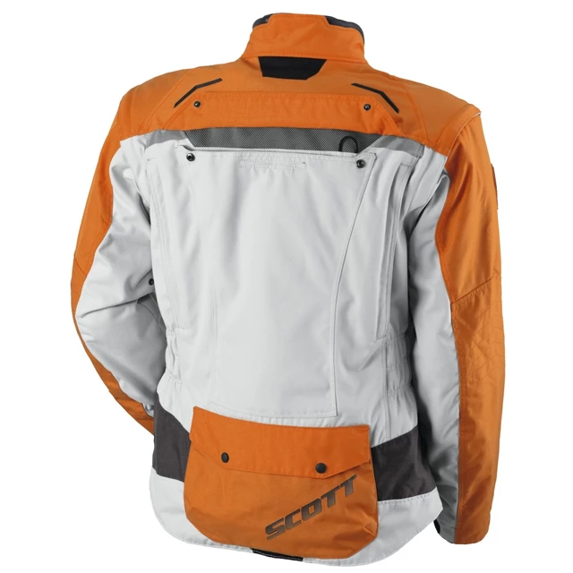 Motoros kabát Scott Dualraid TP - szürke-narancssárga, L(50-52)