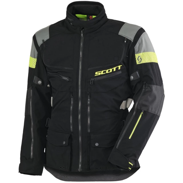 Moto Jacket Scott All Terrain Pro DP - Grey-Red - Black-Grey