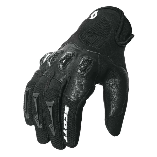 Motokrosové rukavice SCOTT Assault - černá - černá
