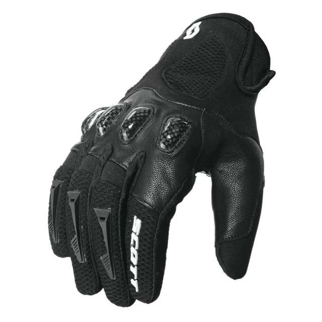 Motocross Gloves Scott Assault - M - Black