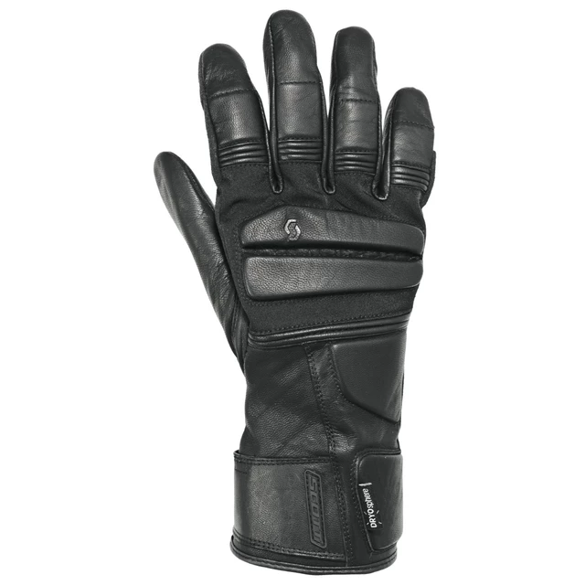 Moto rukavice SCOTT Trafix DP - černá - černá