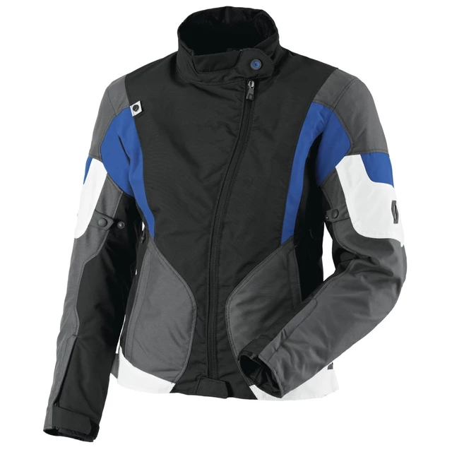 Women's Motorcycle Jacket Scott Technit DP - Black-Blue