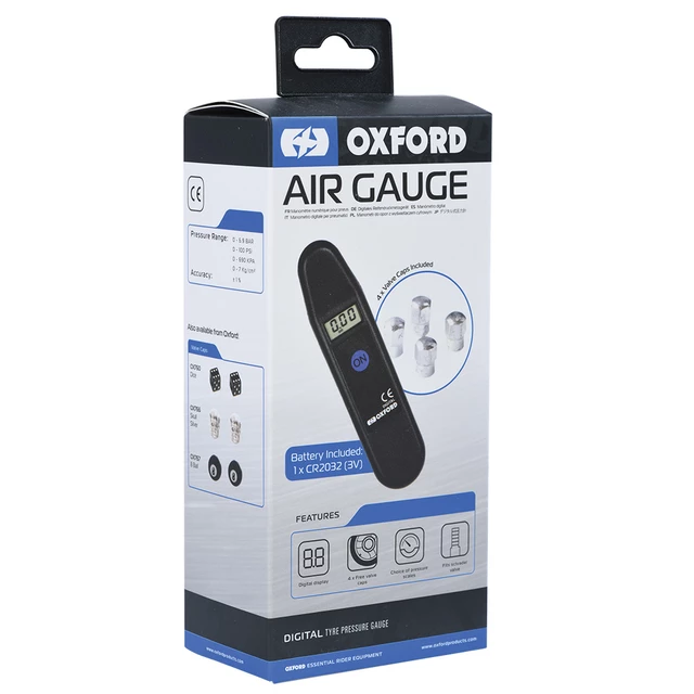 Digital Pressure Gauge Oxford AirGauge (0 – 6.5 bar)