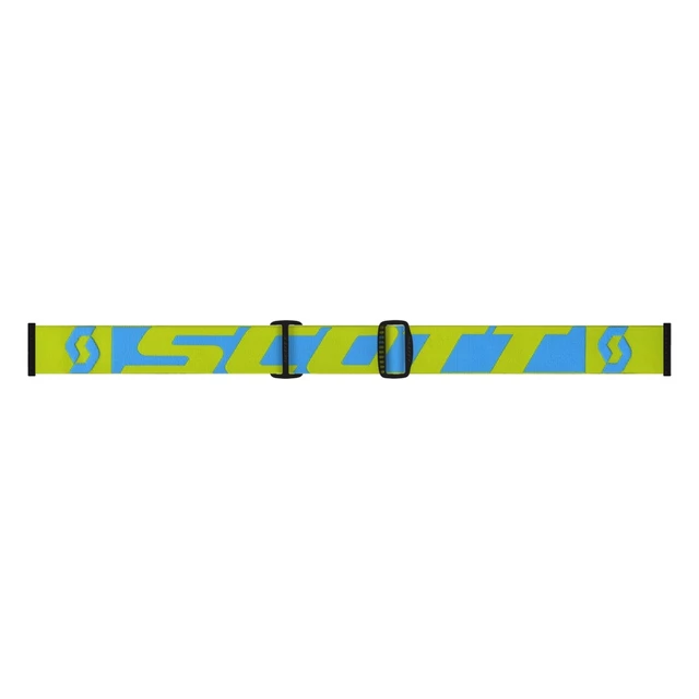 Moto Goggles Scott Hustle MXVI - Oxide Blue-Green-Yellow Chrome