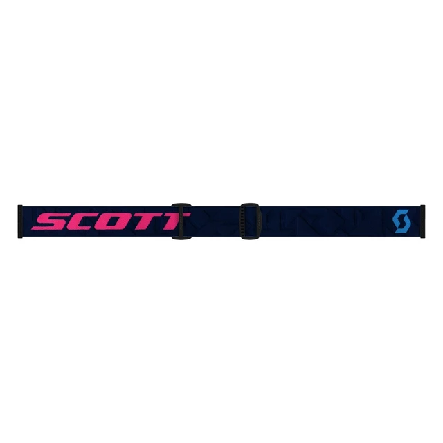 Moto Goggles Scott Hustle MXVI - Angled Blue-Pink-Electric Blue Chrome