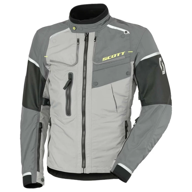 Moto Jacket Scott Concept VTD - Light Grey-Black - Light Grey-Black