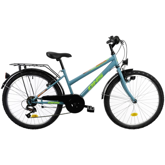 Juniorfahrrad DHS 2414 24" - Modell 2022 - Blau - Blau