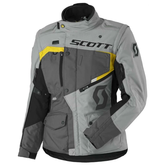 Women’s Moto Jacket SCOTT W’s Dualraid DP MXVII - Grey-Yellow - Grey-Yellow