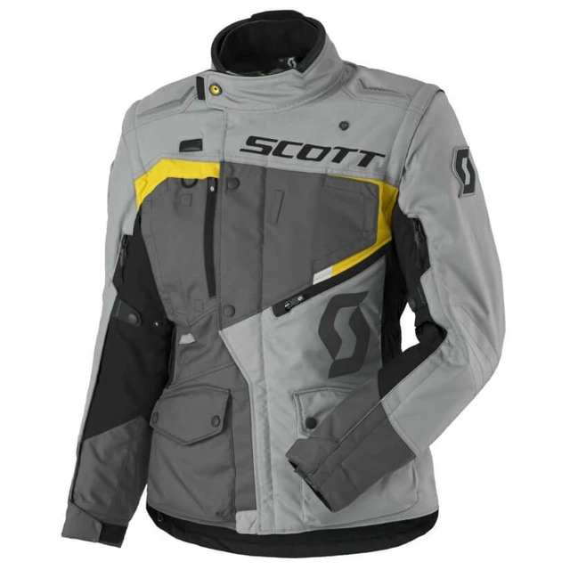 Dámska moto bunda SCOTT W's Dualraid DP MXVII - L (38) - grey-yellow