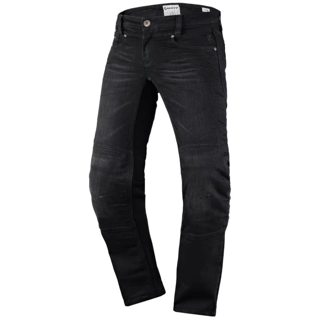 Dámské moto kalhoty SCOTT W's Denim Stretch MXVII - Black, L (38) - Black