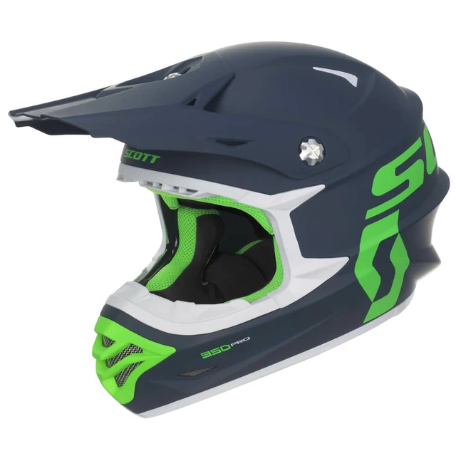 Motokrosová přilba SCOTT 350 Pro MXVII - Blue-Green, XL (61-62) - Blue-Green