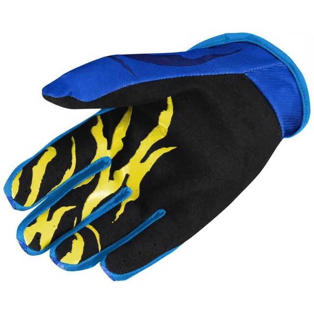 Children's Motorcycle/Cycling Gloves SCOTT 350 Race Kids MXVII - Blue-Yellow