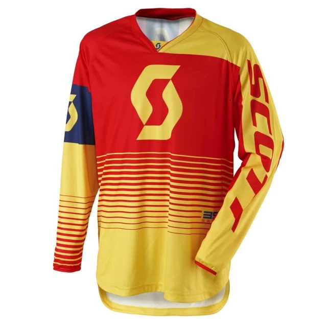 Motokrosový dres SCOTT 350 Track MXVII - Yellow-Red