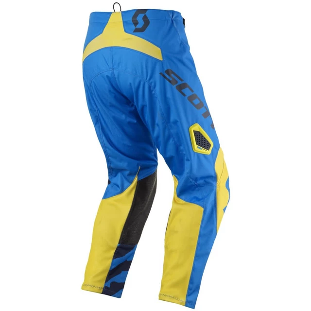 Motocross Pants SCOTT 350 Race MXVII - Blue-Yellow