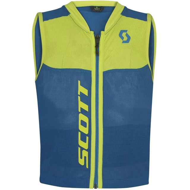 Detská vesta s chráničom chrbtice Scott Actifit Plus Jr - modrá/červená
