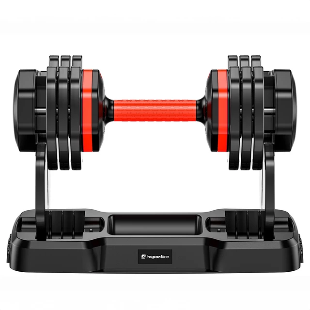 Adjustable Single-Handed Dumbbell Set inSPORTline DuraBell® 2 x 6.5 – 24.5 kg